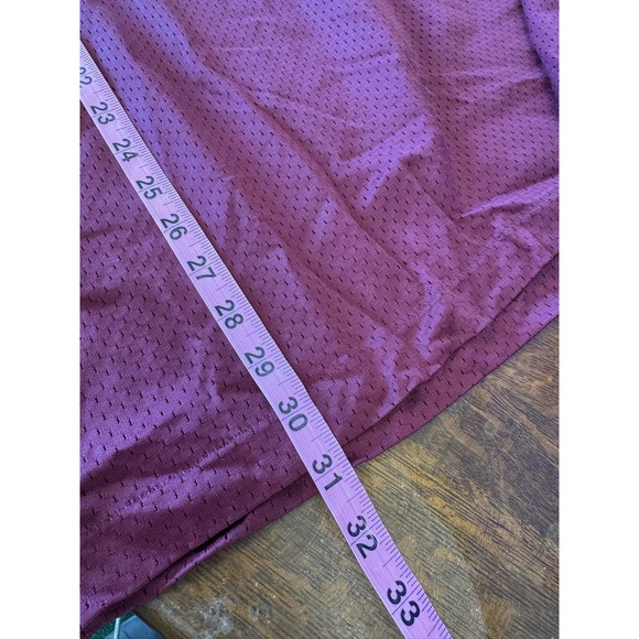 Vintage Champion Mesh Football Jersey Shirt Large Maroon 82 Made USA 80s - Picture 5 of 6
